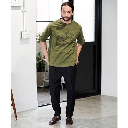 CAMBIO（カンビオ） 【】テーパードライン裾シングルトラウザー(CAPT