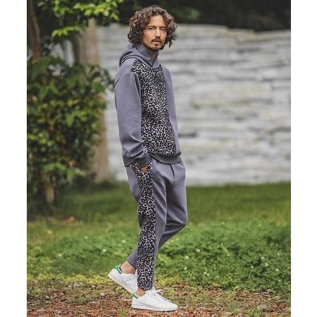 felkod(フィルコッド)】Gobelin Leopard Cardboard Knit Pants パンツ 