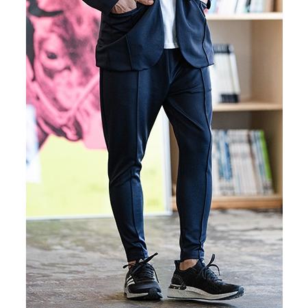 CAMBIO（カンビオ） 【】ピンタック入りストレッチポンチテーパード