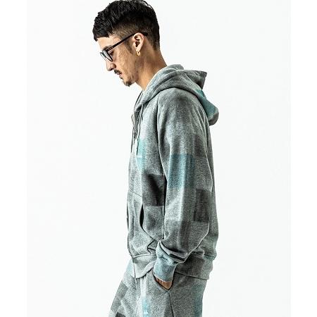 ACANTHUS（アカンサス） 【】muta Block Stencil Freedom SleeveZip-up