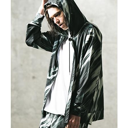 【GLIMCLAP(グリムクラップ)】Rashguard-monochrome geometric pattern-ラッシュガード(14-066-gls-cd) | GLIMCLAP | 02