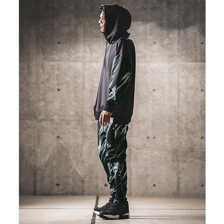 【GLIMCLAP(グリムクラップ)】One arm patterned design hooded jersey パーカー(15-073-gla-cd) | GLIMCLAP | 04