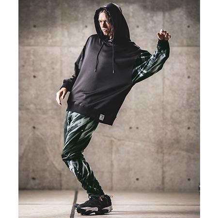 【GLIMCLAP(グリムクラップ)】One arm patterned design hooded jersey パーカー(15-073-gla-cd) | GLIMCLAP | 05