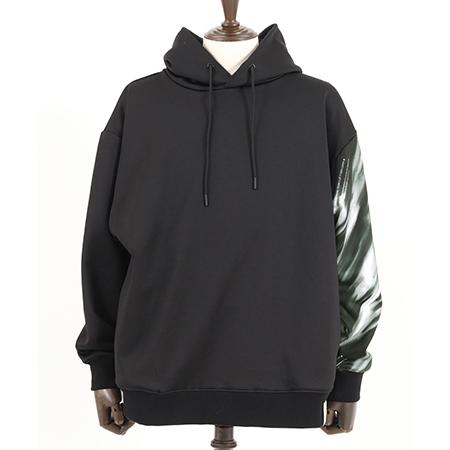 【GLIMCLAP(グリムクラップ)】One arm patterned design hooded jersey パーカー(15-073-gla-cd) | GLIMCLAP | 06
