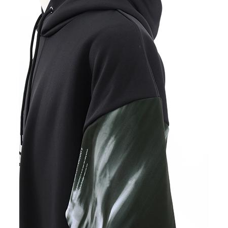 【GLIMCLAP(グリムクラップ)】One arm patterned design hooded jersey パーカー(15-073-gla-cd) | GLIMCLAP | 09