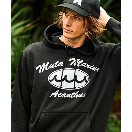 【ACANTHUS(アカンサス)】muta  Script Logo Hooded Sweatshirts パーカー(MA2409)｜cambio｜04