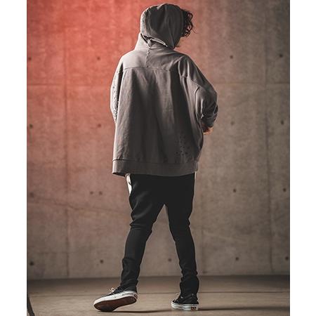 【GLIMCLAP(グリムクラップ)】Used processing oversized sweat hoodie パーカー(17-130-gla-ce) | GLIMCLAP | 13