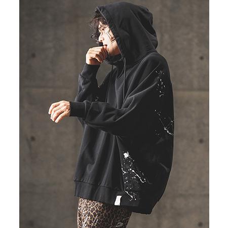 【GLIMCLAP(グリムクラップ)】Used processing oversized sweat hoodie パーカー(17-130-gla-ce) | GLIMCLAP | 14