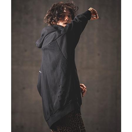 【GLIMCLAP(グリムクラップ)】Used processing oversized sweat hoodie パーカー(17-130-gla-ce) | GLIMCLAP | 15