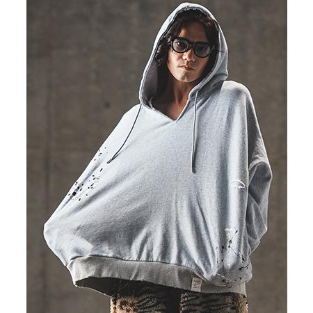 【GLIMCLAP(グリムクラップ)】Used processing oversized sweat hoodie パーカー(17-130-gla-ce) | GLIMCLAP | 04