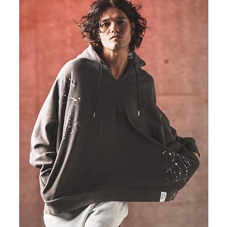 【GLIMCLAP(グリムクラップ)】Used processing oversized sweat hoodie パーカー(17-130-gla-ce) | GLIMCLAP | 06