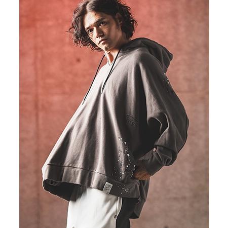 【GLIMCLAP(グリムクラップ)】Used processing oversized sweat hoodie パーカー(17-130-gla-ce) | GLIMCLAP | 07