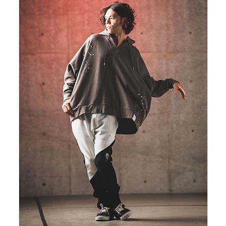【GLIMCLAP(グリムクラップ)】Used processing oversized sweat hoodie パーカー(17-130-gla-ce) | GLIMCLAP | 10