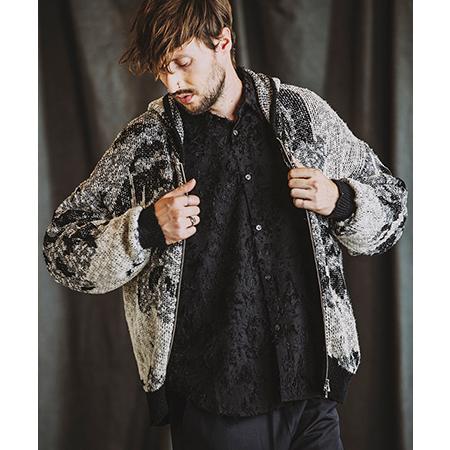 【NO ID.(ノーアイディー)】 アフ゛ストラクトJQニットZIPハ゜ーカ(855010-858K) | NO ID.