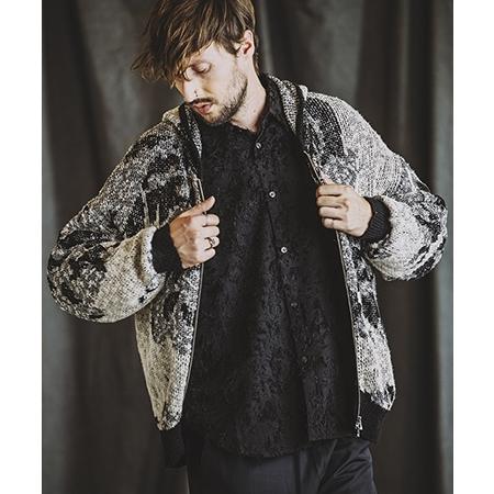 【NO ID.(ノーアイディー)】 アフ゛ストラクトJQニットZIPハ゜ーカ(855010-858K) | NO ID. | 02