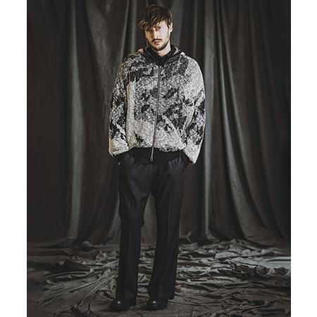 【NO ID.(ノーアイディー)】 アフ゛ストラクトJQニットZIPハ゜ーカ(855010-858K) | NO ID. | 06