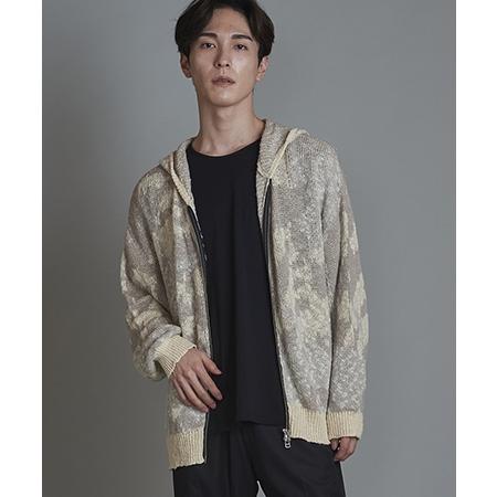 【NO ID.(ノーアイディー)】 アフ゛ストラクトJQニットZIPハ゜ーカ(855010-858K) | NO ID. | 09