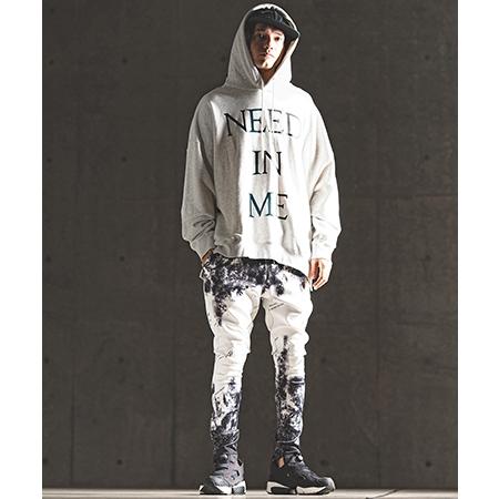 GLIMCLAP 【GLIMCLAP(グリムクラップ)】Printed oversized sweathoodie