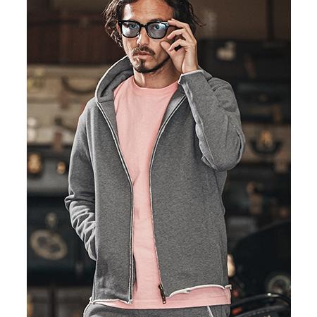 【wjk reluxe】heavy urake cut off hoodie パーカー(WR25S-15) | wjk reluxe | 06