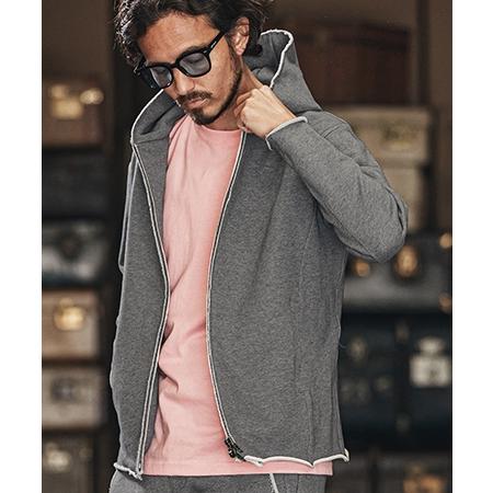 【wjk reluxe】heavy urake cut off hoodie パーカー(WR25S-15) | wjk reluxe | 07