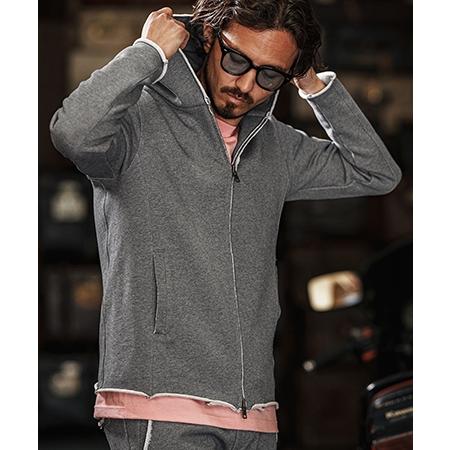 【wjk reluxe】heavy urake cut off hoodie パーカー(WR25S-15) | wjk reluxe | 08