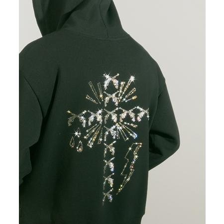【roarguns(ロアーガンズ)】 CROSS CRY HOODIE パーカー(25FGB-11)の画像