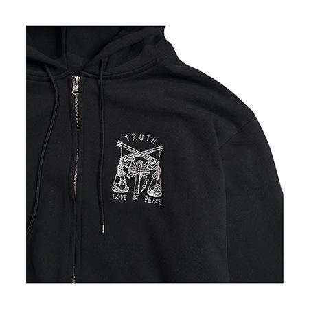 【roarguns(ロアーガンズ)】 CROSS CRY HOODIE パーカー(25FGB-11)の画像
