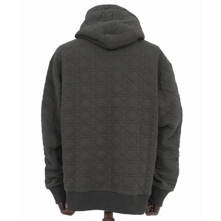 【1minute 1second(ワンミニットワンセカンド)】quilted side zip hoody with heart patch サイドジップパーカー(1M25A120) | 1minute 1second | 21