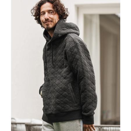 【1minute 1second(ワンミニットワンセカンド)】quilted side zip hoody with heart patch サイドジップパーカー(1M25A120) | 1minute 1second | 04