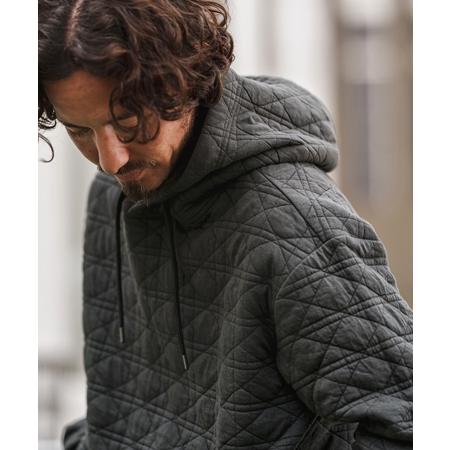 【1minute 1second(ワンミニットワンセカンド)】quilted side zip hoody with heart patch サイドジップパーカー(1M25A120) | 1minute 1second | 06