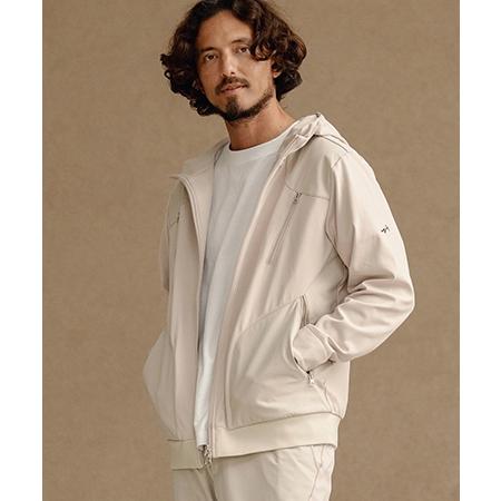 CALL&RESPONSEコールアンドレスポンス裏起毛 切り替えジップパーカーL CALL&RESPONSE(コールアンドレスポンス)】切り替えZIPパーカー-裏起毛