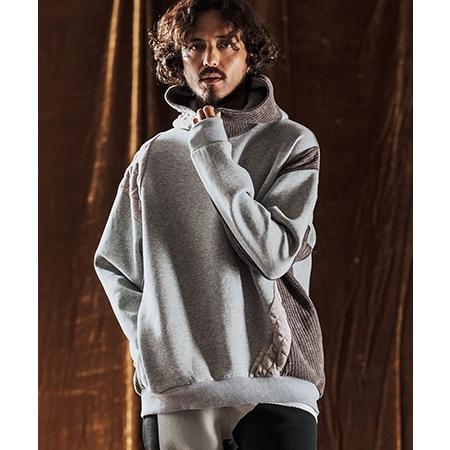 ANGENEHM（アンゲネーム） 【】Switching Design Oversized Hoodie 