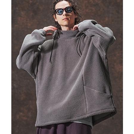 【Jih Nunc(ジーヌンク)】ワイドシルエットボアプルパーカー(JIH-R1138) | Jih Nunc | 04