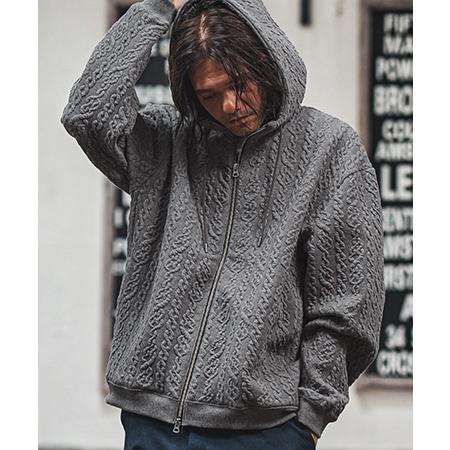 CAMBIO（カンビオ） 【】ストレッチケーブルキルティングスタンドZIP