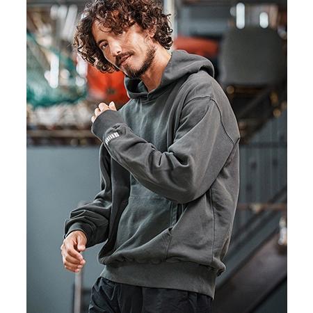 felkod（フィルコッド） 【】Pigment Dyed Barcode Embroidered Sweat