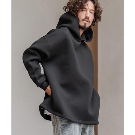 CAMBIO(カンビオ)　ボンディングハイネックボタンプルパーカー CAMBIO（カンビオ） 【】ボンディングハイネックボタンプルパーカー