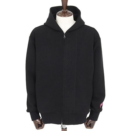 【felkod(フィルコッド)】Cable Knit Like Cardboard Knit Parka パーカー(F26S020) | felkod | 16