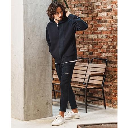 【felkod(フィルコッド)】Cable Knit Like Cardboard Knit Parka パーカー(F26S020) | felkod | 07