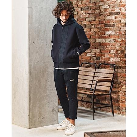 【felkod(フィルコッド)】Cable Knit Like Cardboard Knit Parka パーカー(F26S020) | felkod | 08