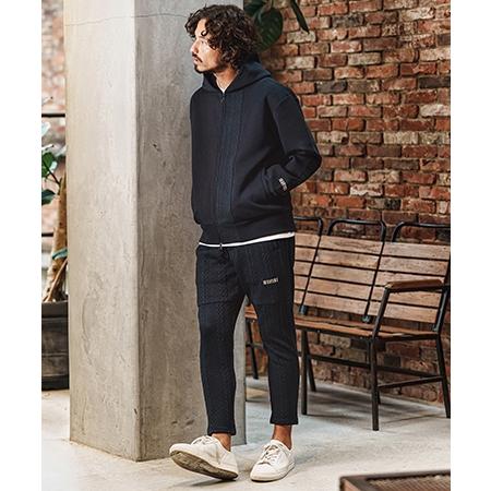 【felkod(フィルコッド)】Cable Knit Like Cardboard Knit Parka パーカー(F26S020) | felkod | 09