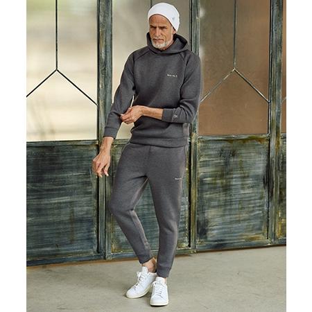 【Maison code 13(メゾンコードサーティーン)】cardboard knit raglan sleeve hoodie パーカー(M26S-21) | Maison code 13 | 14