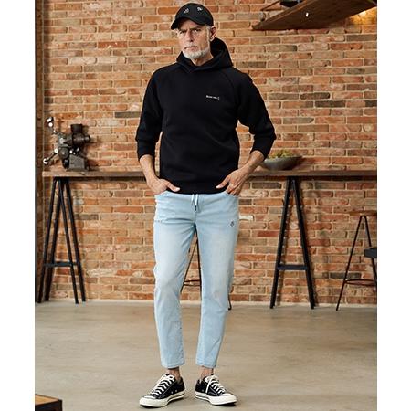 【Maison code 13(メゾンコードサーティーン)】cardboard knit raglan sleeve hoodie パーカー(M26S-21) | Maison code 13 | 20