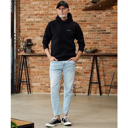 【Maison code 13(メゾンコードサーティーン)】cardboard knit raglan sleeve hoodie パーカー(M26S-21) | Maison code 13 | 22