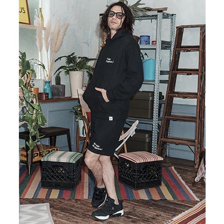 【No Rain No Rainbow(ノーレインノーレインボー)】waffle knit hoodie パーカー(NR26S-01) | No Rain No Rainbow | 20