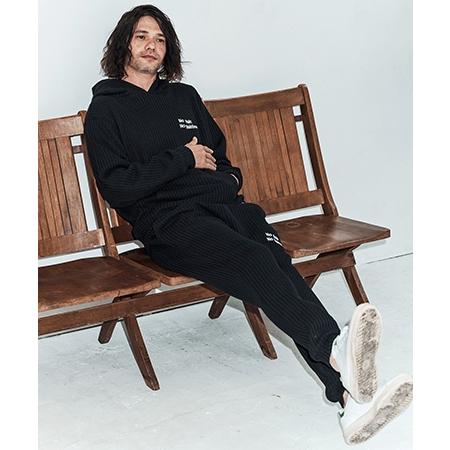 【No Rain No Rainbow(ノーレインノーレインボー)】waffle knit hoodie パーカー(NR26S-01) | No Rain No Rainbow | 22