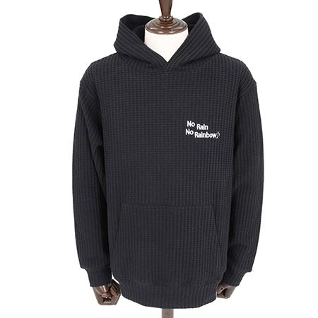 【No Rain No Rainbow(ノーレインノーレインボー)】waffle knit hoodie パーカー(NR26S-01) | No Rain No Rainbow | 23