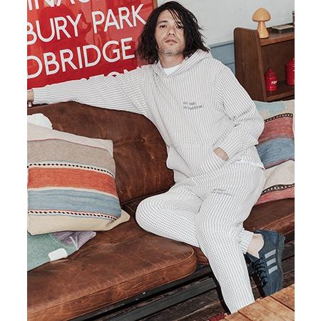 【No Rain No Rainbow(ノーレインノーレインボー)】waffle knit hoodie パーカー(NR26S-01) | No Rain No Rainbow | 11