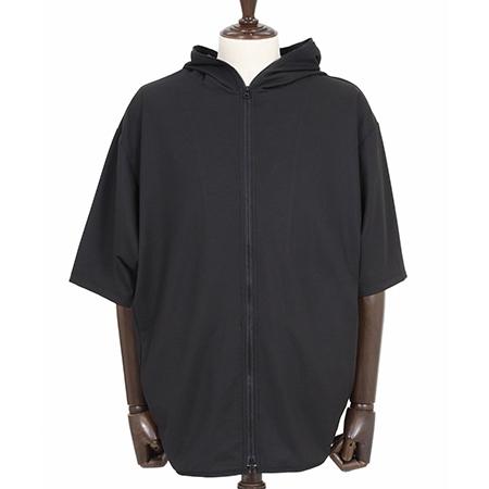【CAMBIO(カンビオ)】 Stretch Mini Waffle Short Sleeve Zip Up Parka ジップパーカー(S600926cmb) | CAMBIO | 16