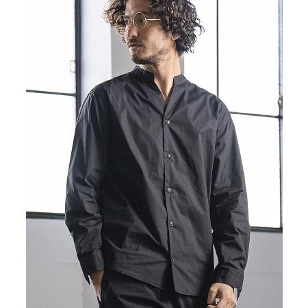 Magine(マージン)】 STRETCH BAND COLLAR SKIPPER SHIRTS バンドカラー