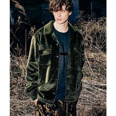 glamb（グラム） 【】Synth Haircalf SH シンセヘアカーフシャツ